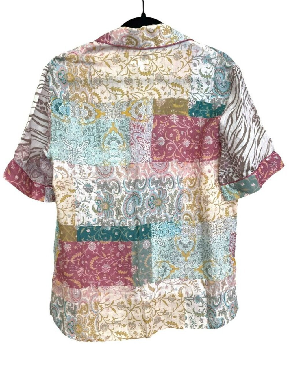 Johnny Was Marseille Garden Resort Button Linen Shirt Sz Small NWT - Picture 3 of 3